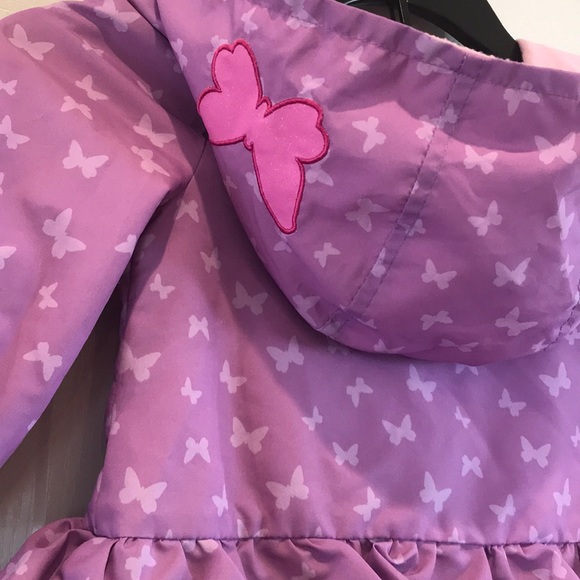 Butterflied Filled Tinker Bell Disney Windbreaker - Picture 5 of 6